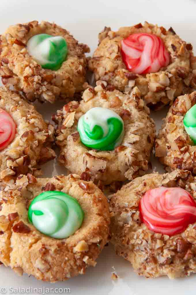 Old-Fashioned Pecan Thumbprint Cookies: Melt-in-Your-Mouth
